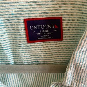 Brand new untuck it linen shirt